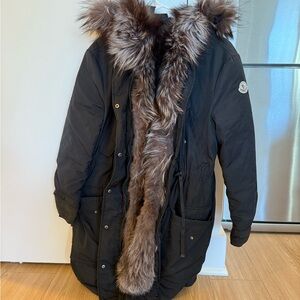 MONCLER FUR PARKA